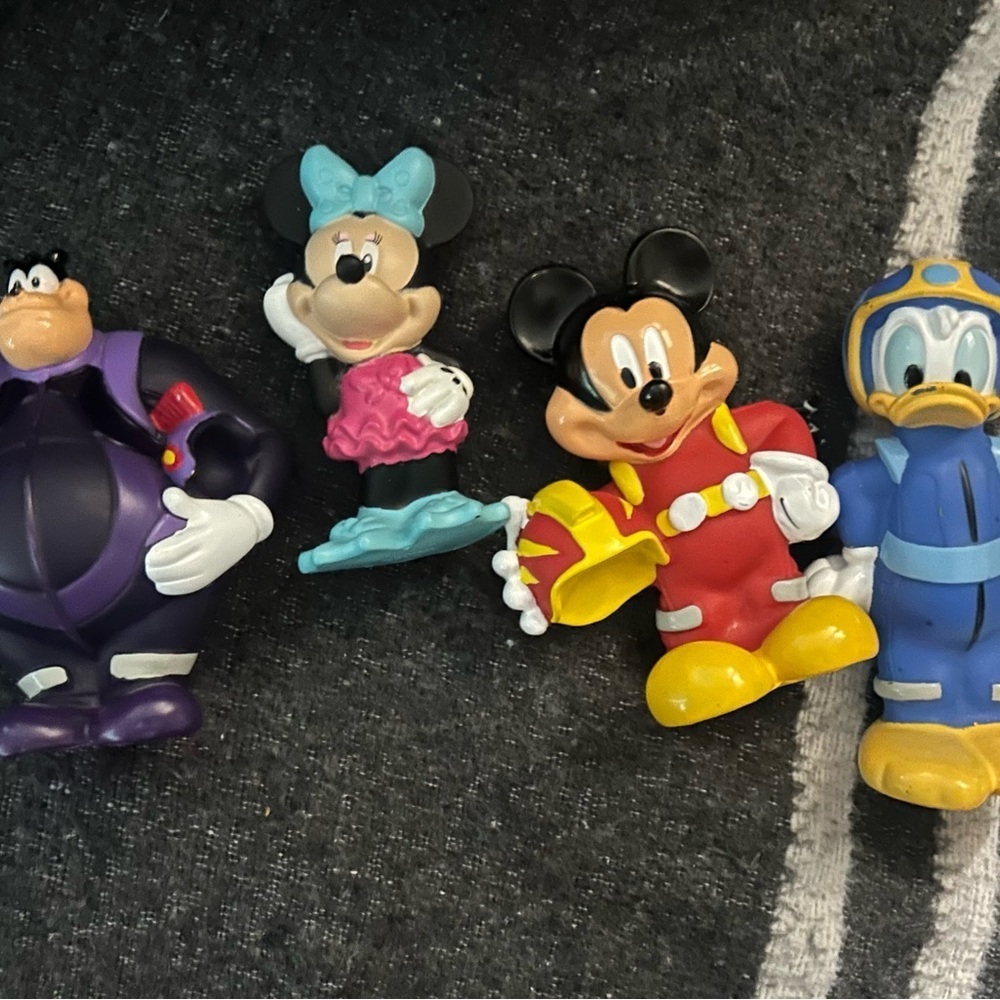 Disney Black and Red Action Figures Playset